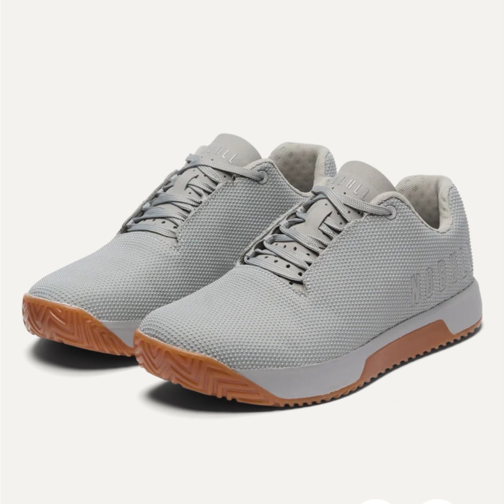 NOBULL Light Gray Knit Training Shoe with Gum Outsole - Picture 2 of 13